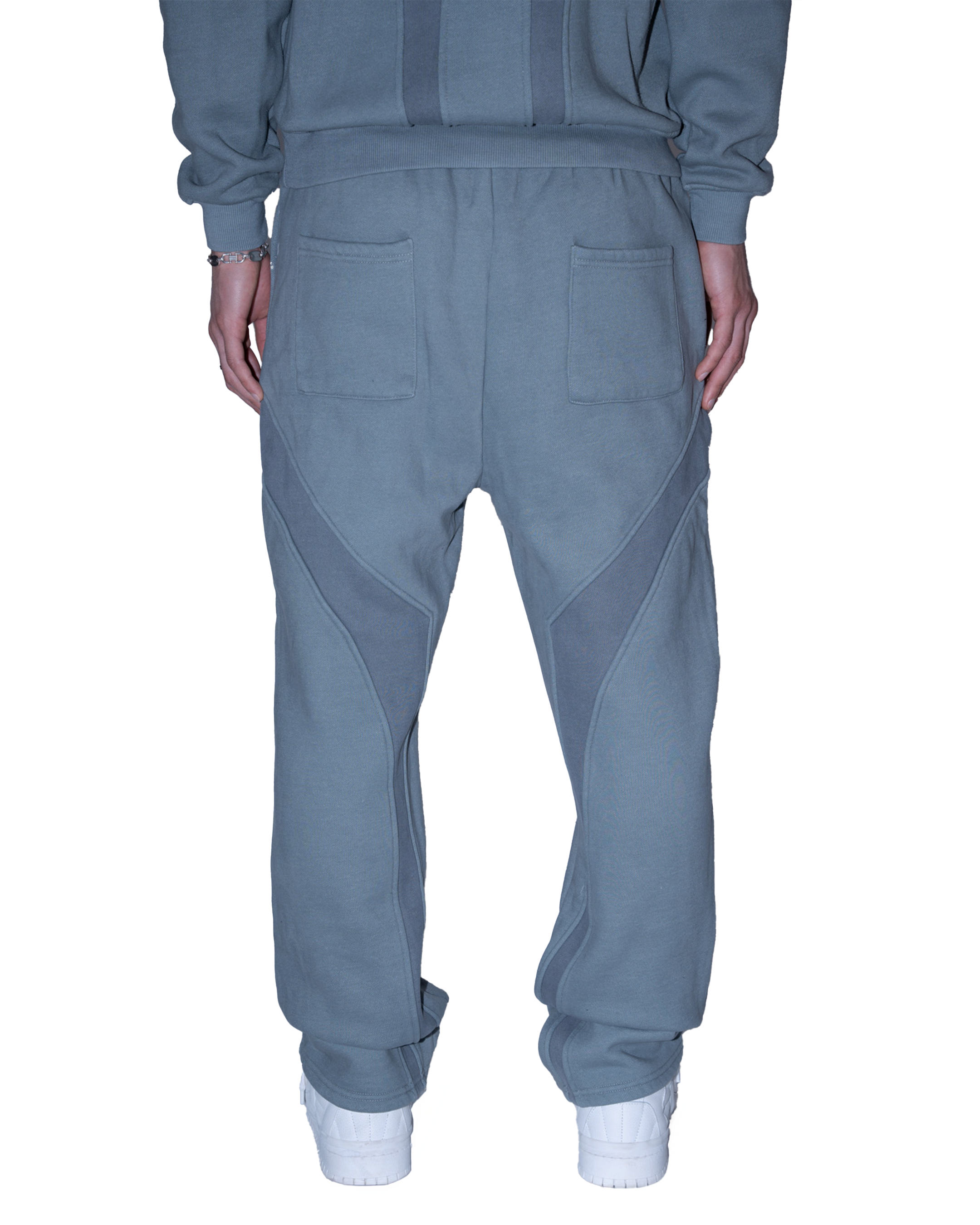 OPEN LEG JOGGER GRAU