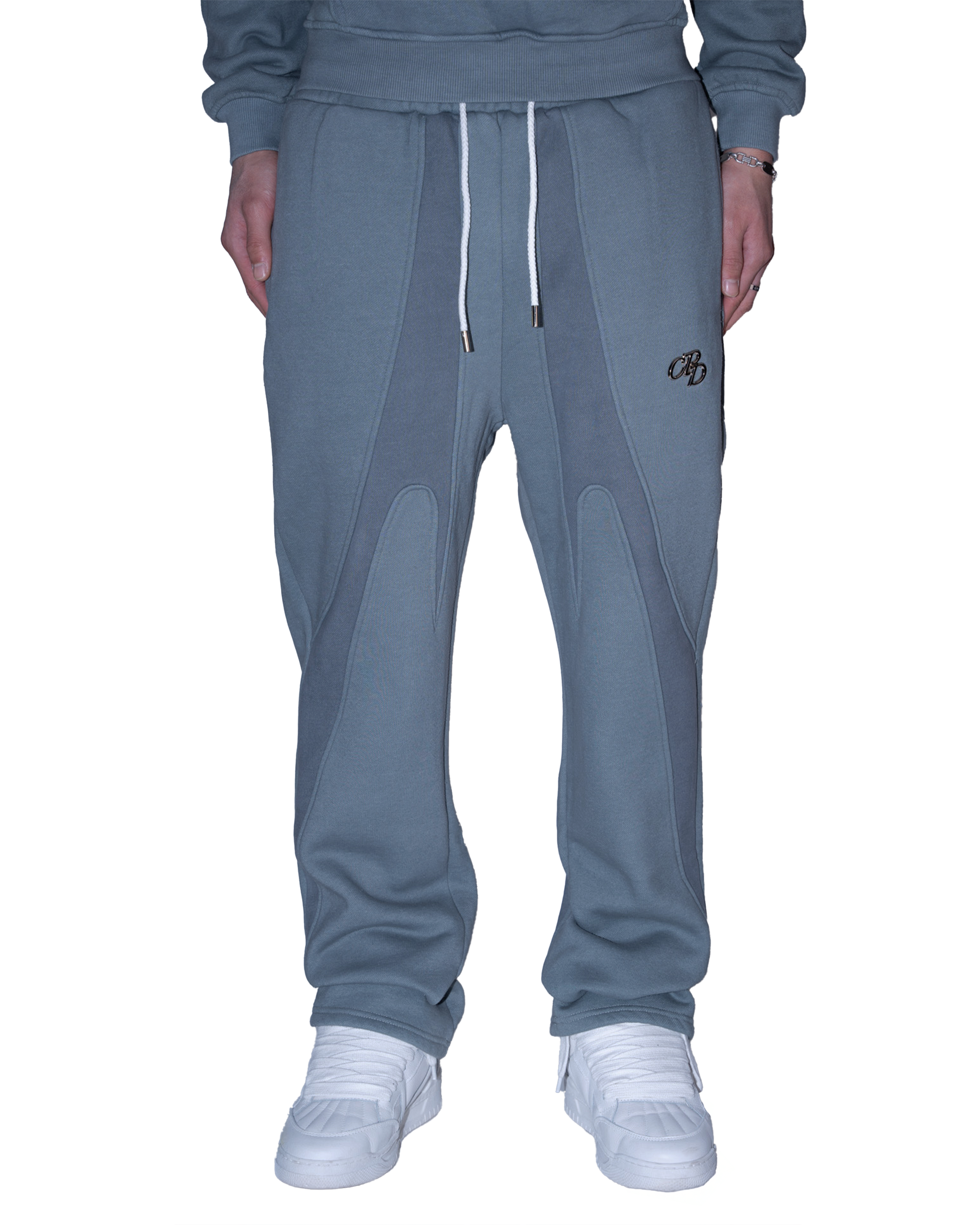 OPEN LEG JOGGER GRAU