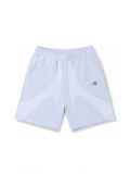 Kurze hellgraue Shorts von COMME PAS DE DEUX, elastischer Stoff, bequemer Sitz, perfekt für Sommer und Freizeit.